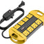 Regleta GFCI exterior 8 AC cable impermeable