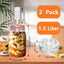 Kit fermentación 1.5L con pesos y esclusas aire para chucrut
