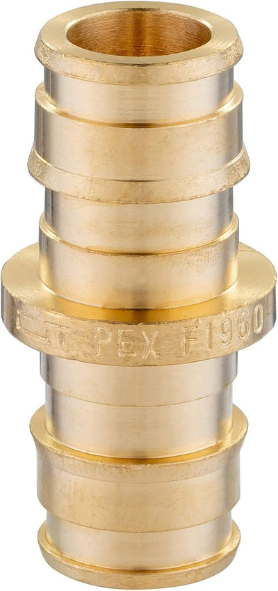 10 Acopladores Pex A 3/4x3/4 pulg acero inox comp