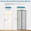 Puerta mosquitera magnética 36x82pulg malla transparente