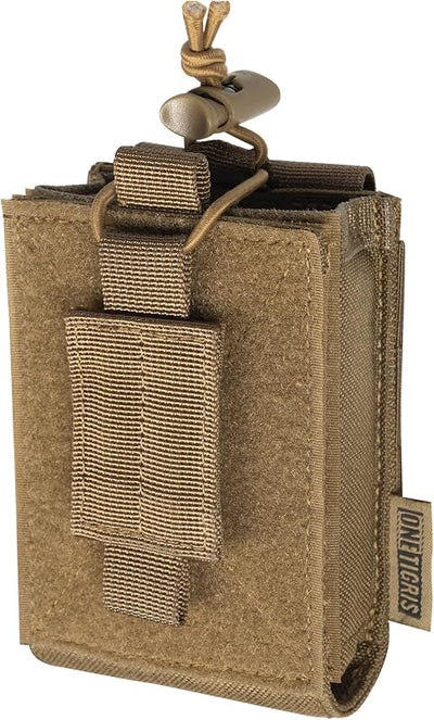 Funda radio BaoFeng UV-5R BF-F8HP bolsa Molle marrón 2 pzas