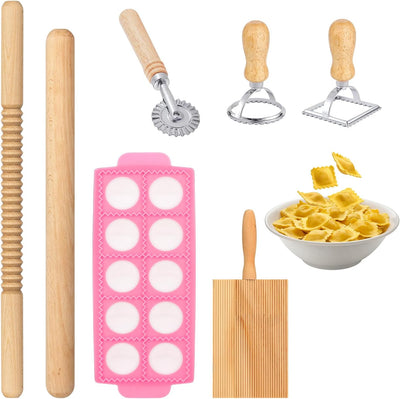 Juego 7 herramientas para hacer ravioles y pasta
