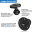 Soporte bola doble aluminio 1.5" con placas AMPS