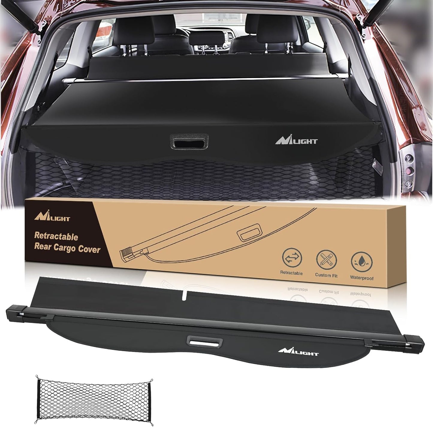 Funda carga Toyota Highlander con red almacenamiento