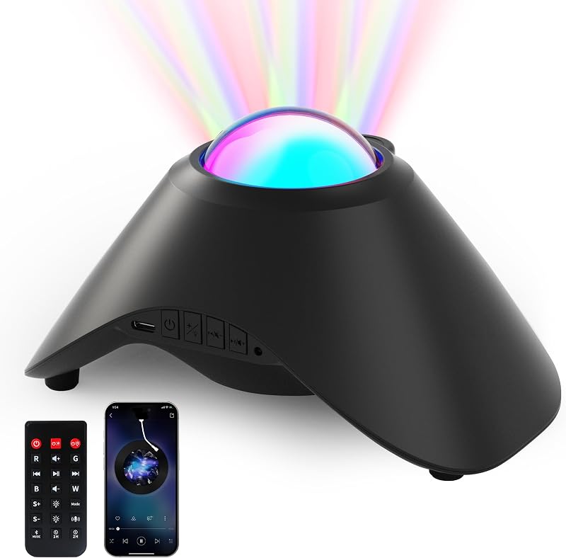 Proyector aurora con altavoz Bluetooth