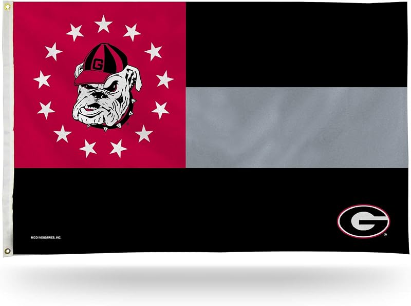 Bandera Georgia Bulldogs NCAA 3x5ft para hogar