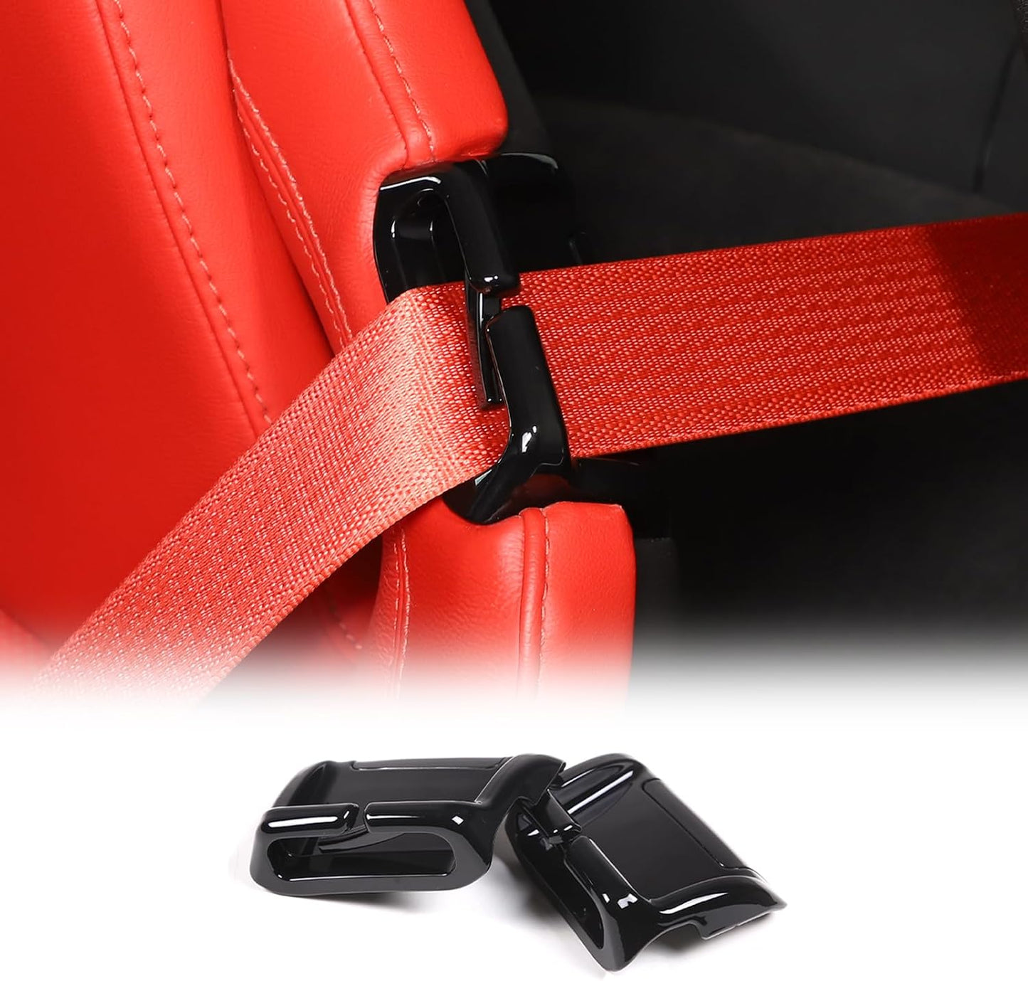 Soporte cinturón seguridad compat. Corvette C8 2020-25 negro