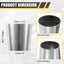 Tubo codo escape acero inox 2 a 2.5 OD 2 Pzas