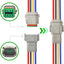 Conector DT 8 pines 14 AWG 8 cables impermeable coche