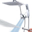 Cabezal ducha lluvia metal 12" modo eléctrico