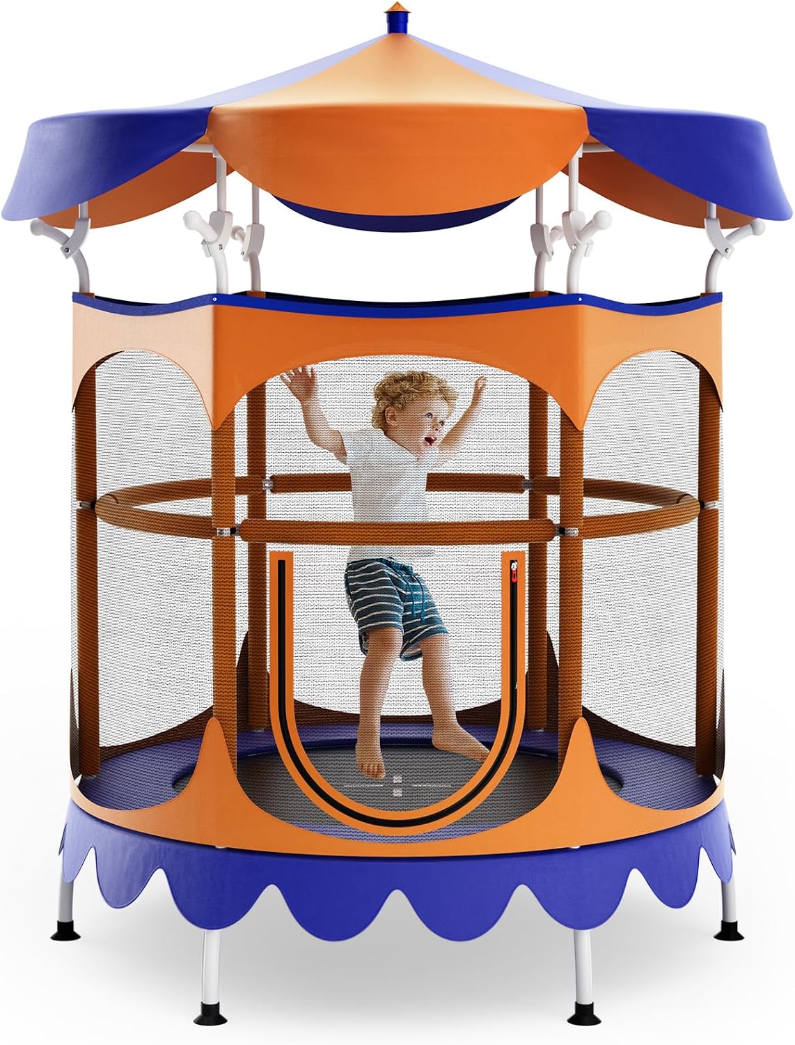 Trampolín 5 pies para niños cubierta desmontable