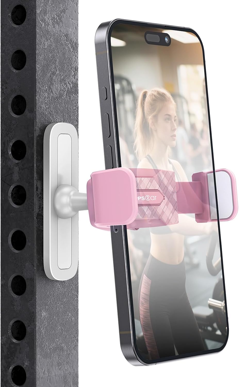 Soporte magnético para teléfono ajustable 360 rosa