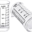Vaso medidor vidrio 4oz con marcas pack 2
