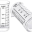 Vaso medidor vidrio 4oz con marcas pack 2