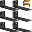 Soportes flotantes para estantes 10" pack 6