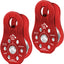 Micropolea fija 28KN aluminio pack 2 roja