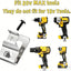 Set 3 Pzas Clips Taladro 20V Acero Inox para DCD980/DCD985