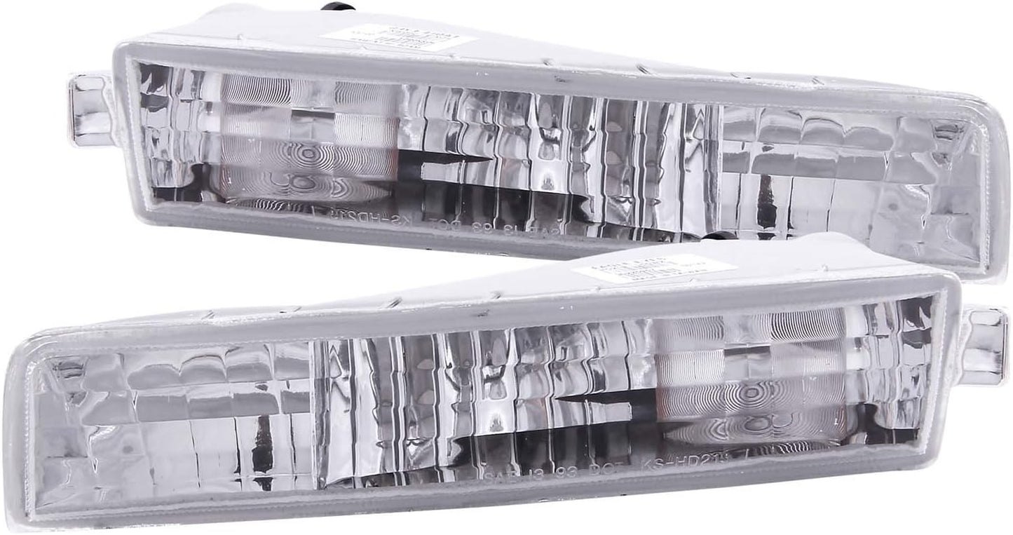 Kit reflectores defensa Honda Prelude ámbar cromados