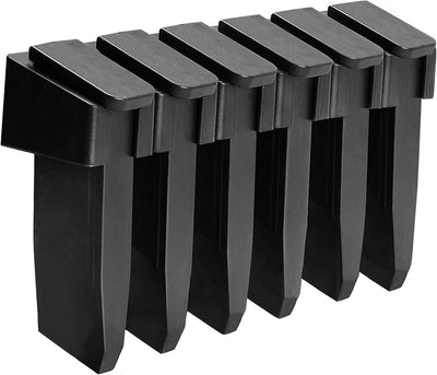 Estante magnético ABS doble pila para pared soporte cargadores