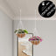 Kit cadena colgante 6ft con ganchos para candelabro
