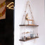 Estante colgante macramé para decoración bohemia