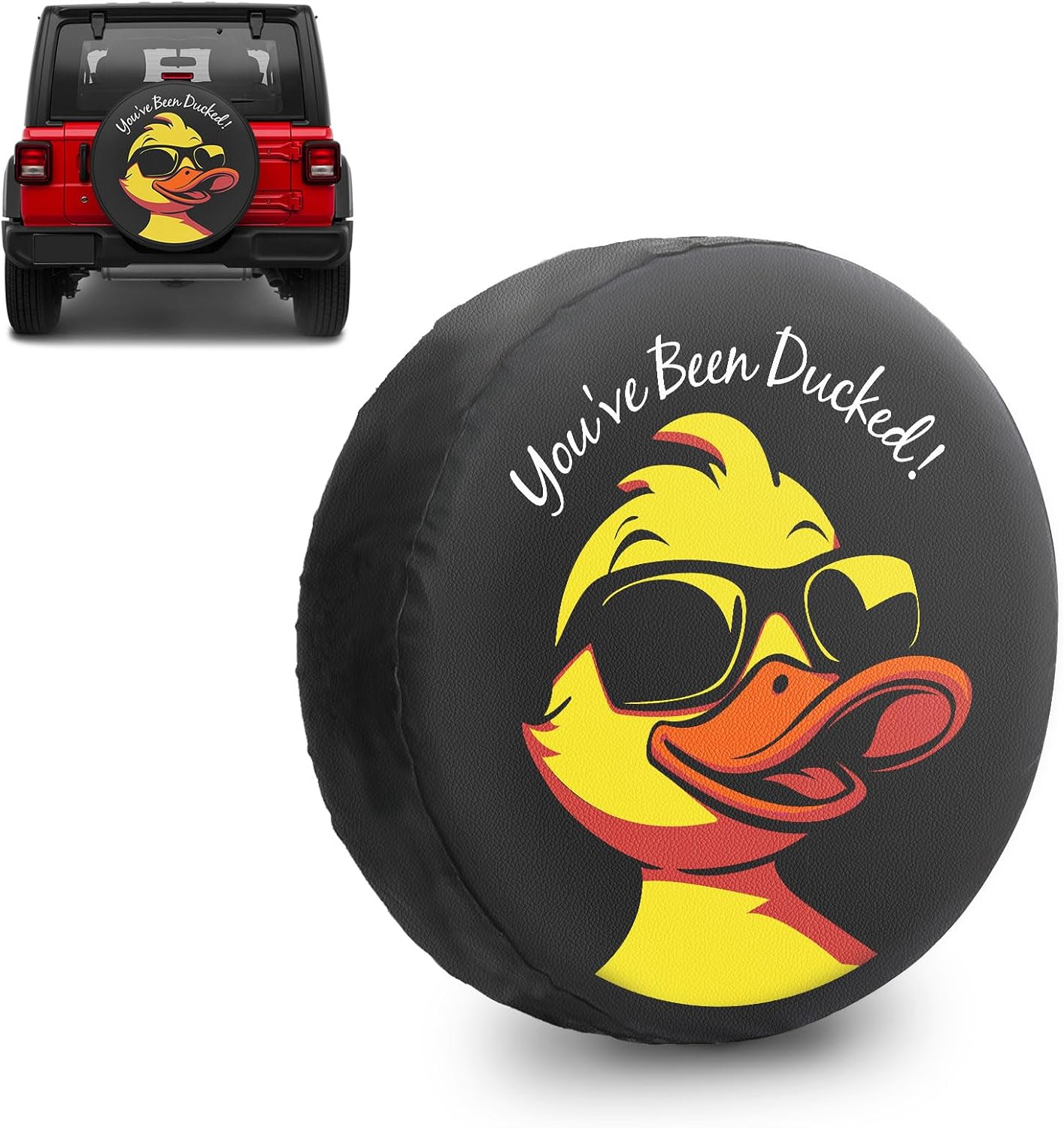 Cubierta llanta PU impermeable diseño pato 17" 31.5-32.7"