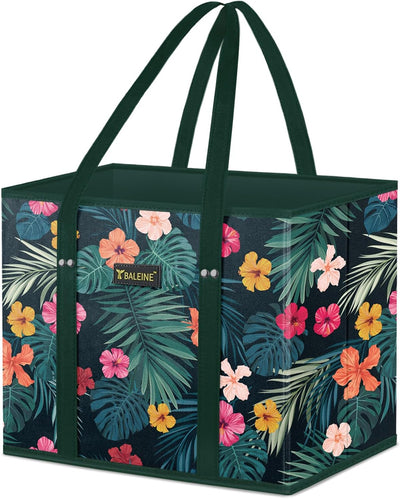 Bolsas reutilizables para comestibles BALEINE con asas y fondo reforzado