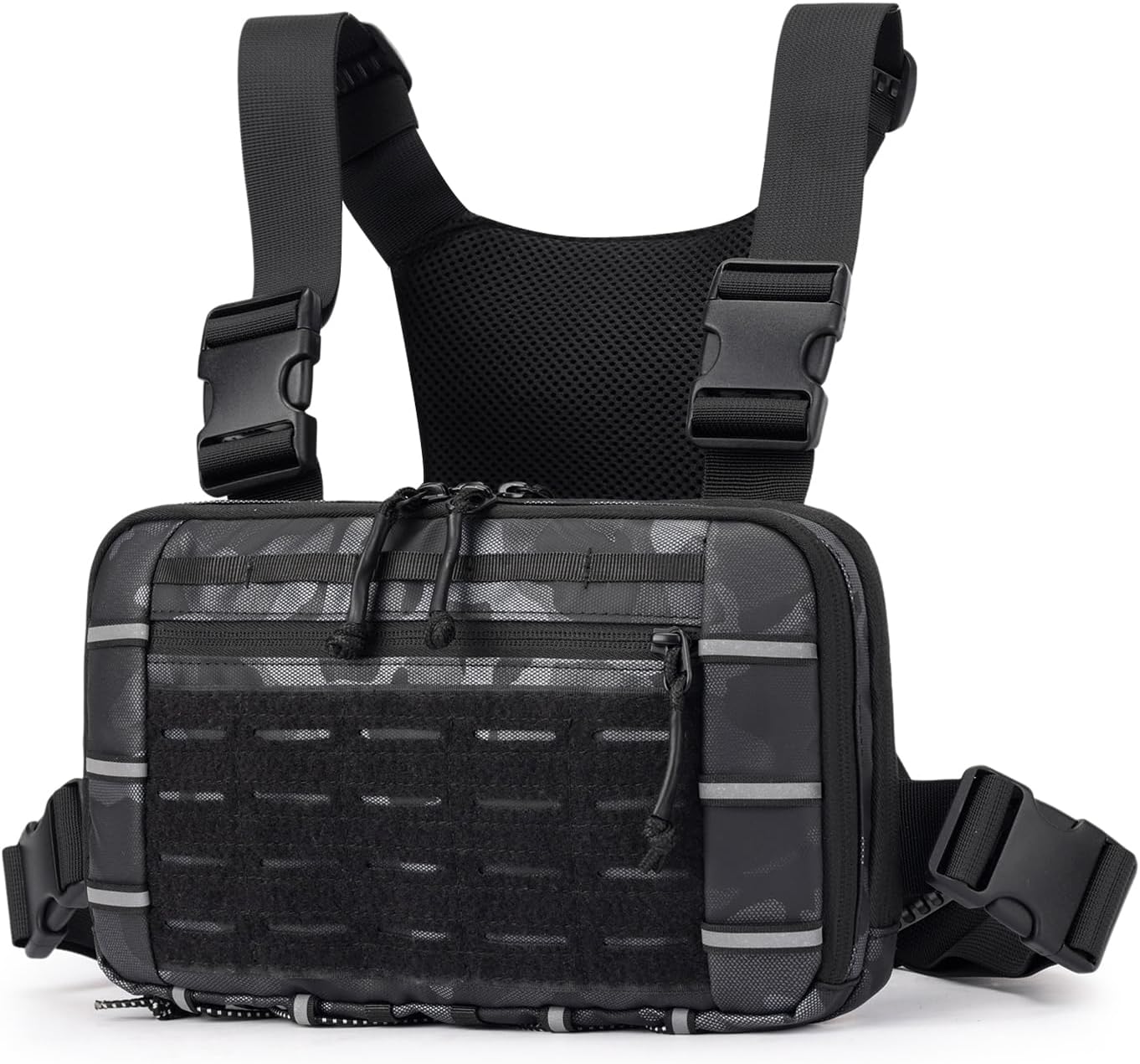 Bolsa táctica Molle pecho EDC para senderismo y pesca