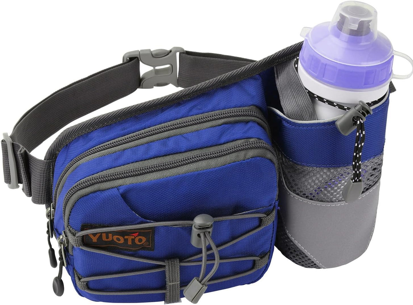Bolsa cintura con botella agua para correr caminar senderismo