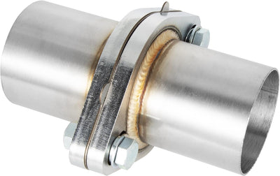 Kit reparación brida escape 2.5pulg acero inox con junta