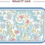 6 Manteles PVC con flores 12x17pulg para comedor y cocina