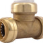Tee PVC 1" Slip CTS para plomería latón UIP375A