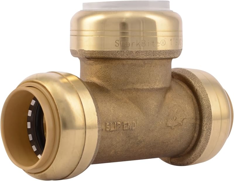 Tee PVC 1" Slip CTS para plomería latón UIP375A