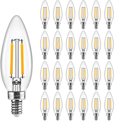 Bombilla LED E12 candelabro 2700K blanco suave 4W