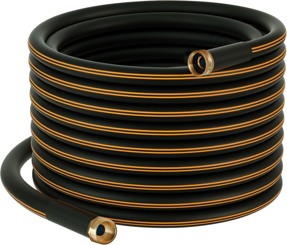 Manguera jardín resistente 75ft x 5/8pulg color negro