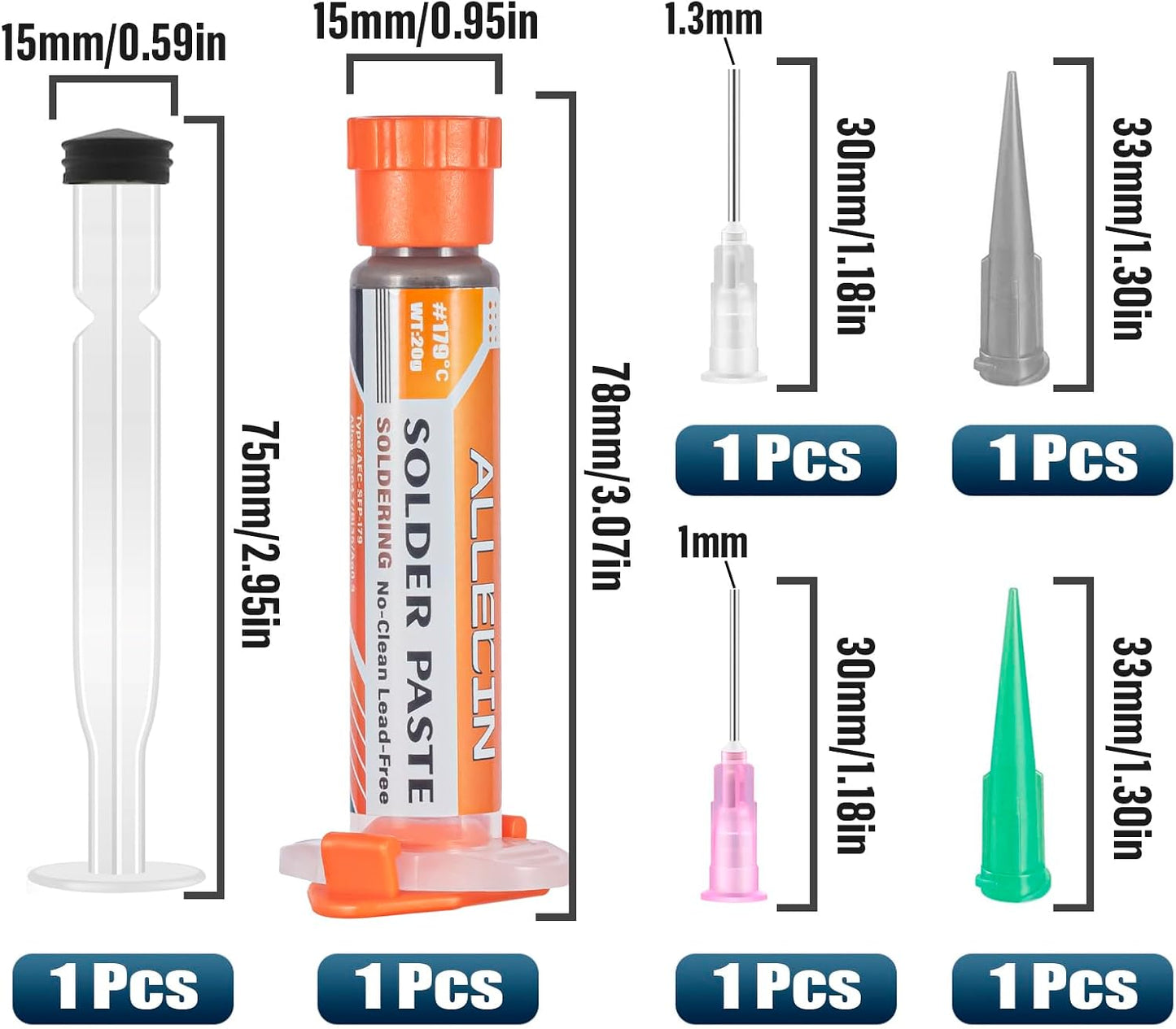 Pasta soldadura sin plomo 20g para electrónica SMD BGA