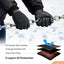 Guantes trabajo invierno 12 pares aislamiento térmico