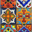 Placa interruptor cerámica Talavera 1 gang blanco baño