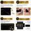 Bolsa organizadora joyas viaje enrollable color negro