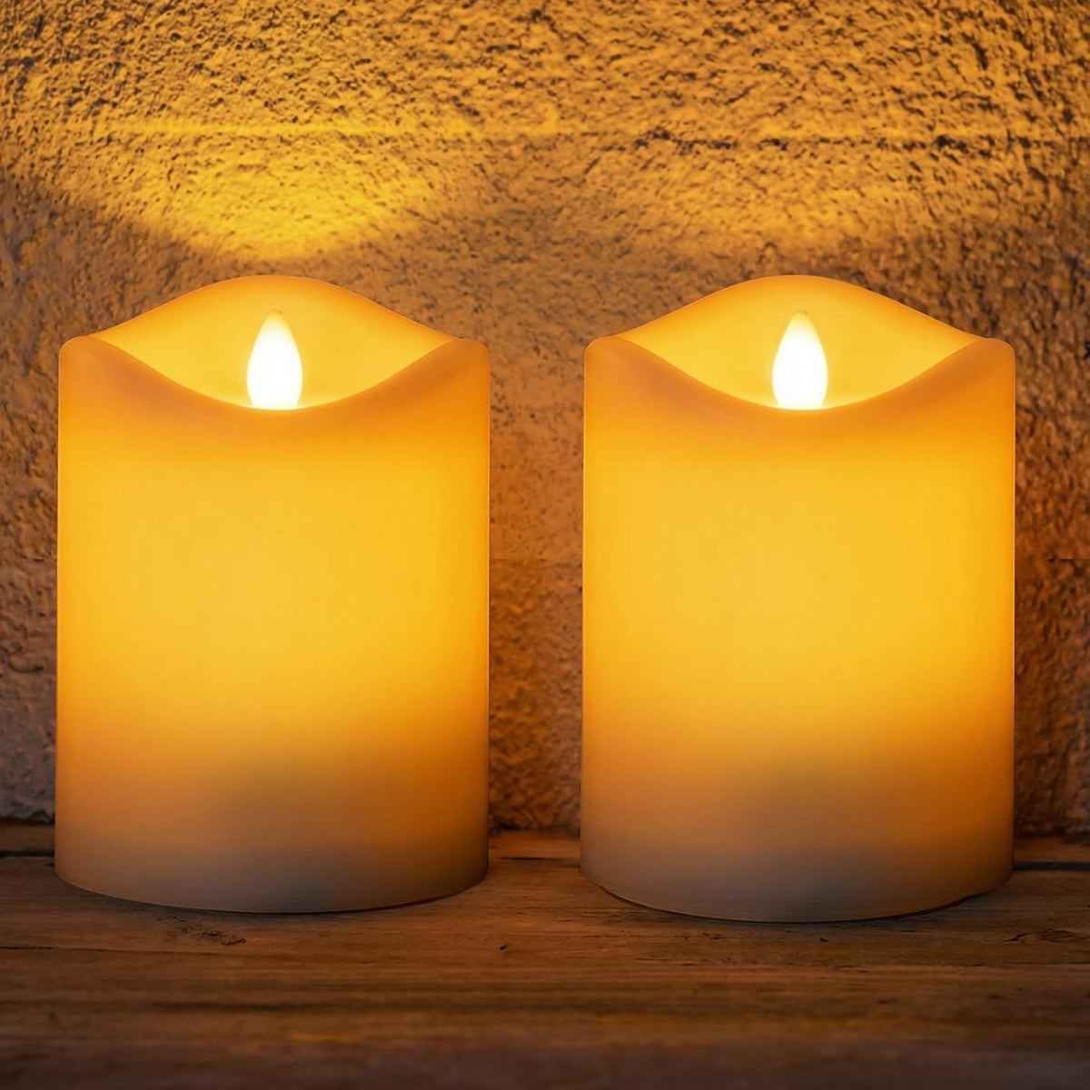 Velas solares impermeables IP65 para patio mesa ventana