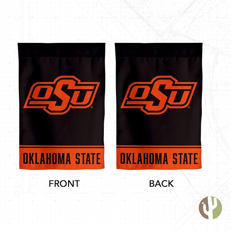 Bandera Oklahoma State Cowboys 19x12pulg para exterior