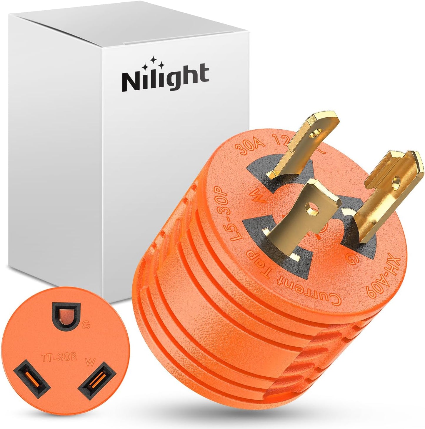 Adaptador corriente RV 30A L5-30P TT-30R enchufe giratorio