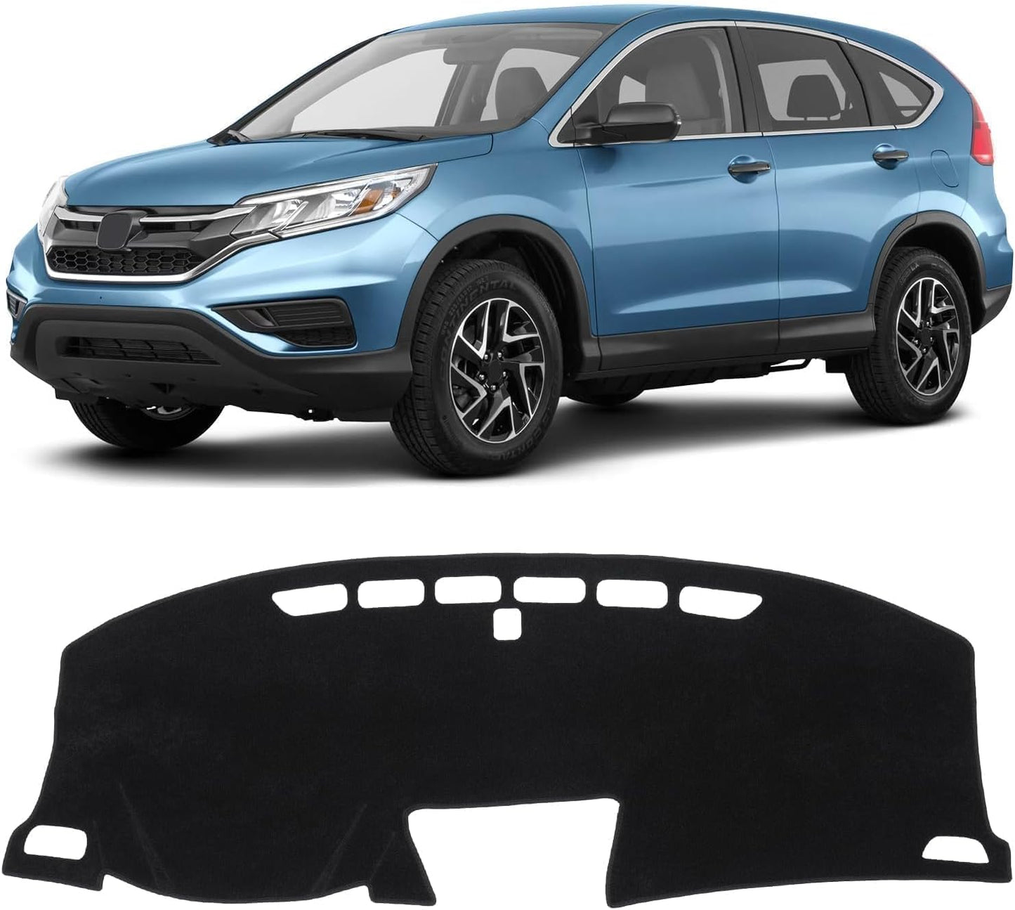 Cubierta salpicadero negra Honda CR-V 2012-16 antiderrap