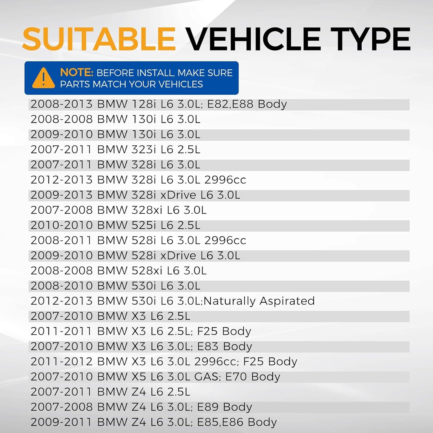 Tapa válvula motor comp BMW 128i 328i 528i X3 X5
