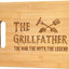 Tabla cortar bambú grabada regalo papá The Grillfather