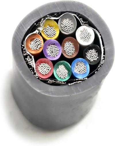 Cable blindado AMESB 10C 16AWG flexible gris 50pies