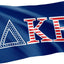 Bandera fraternidad DKE 3x5ft decoración griega