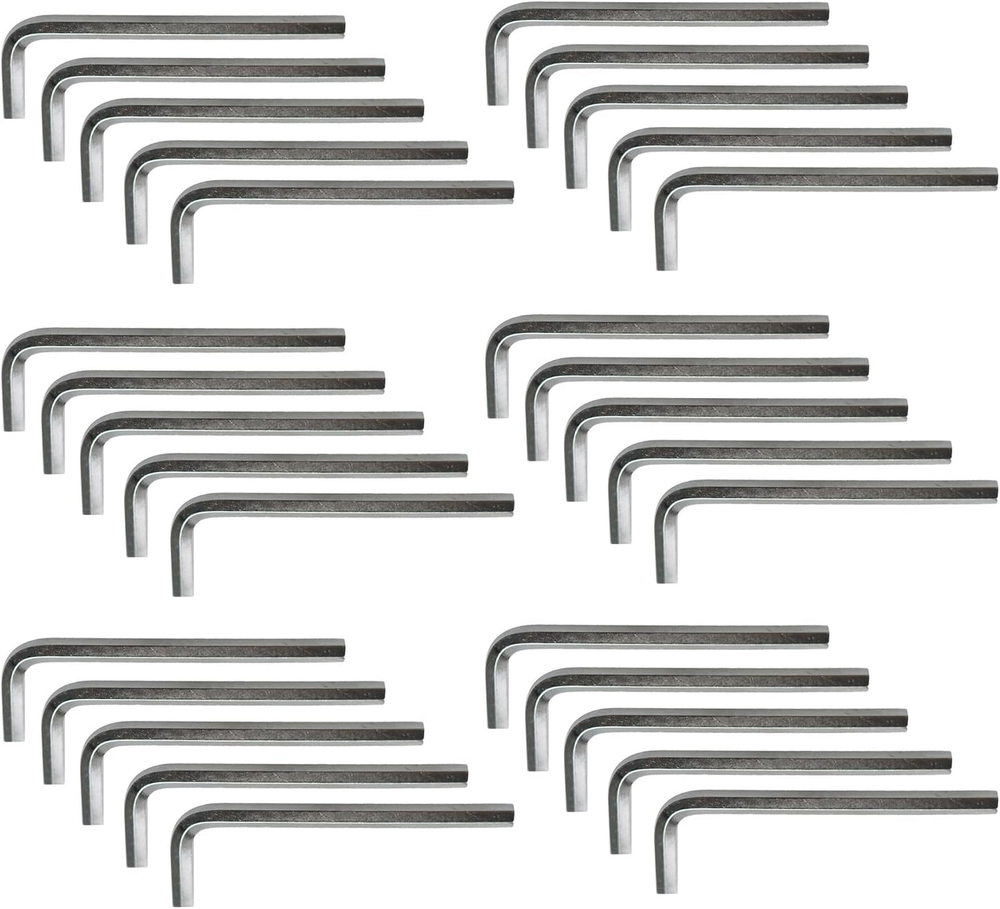 Set 50 llaves Allen L 0.157pulg comp hex métrica