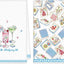Toallas de cocina Mahjong de 16x24 pulgadas azul