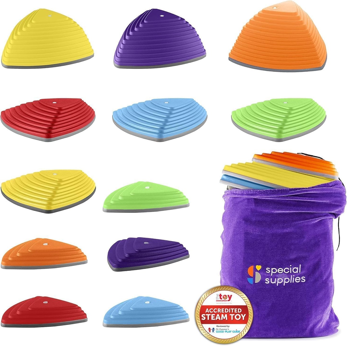 Bloques equilibrio para niños antiderrap
